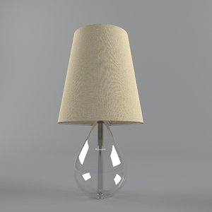 3d decoration lamp model