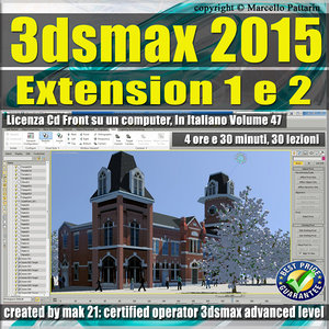 3ds max 2015 Extension 1 - 2 vol. 47 CD front