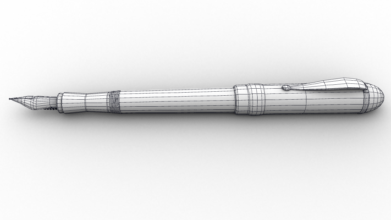 3d fountain pen