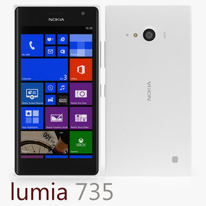 3d model of nokia lumia 735