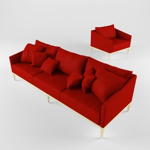 3dsmax sofa interior