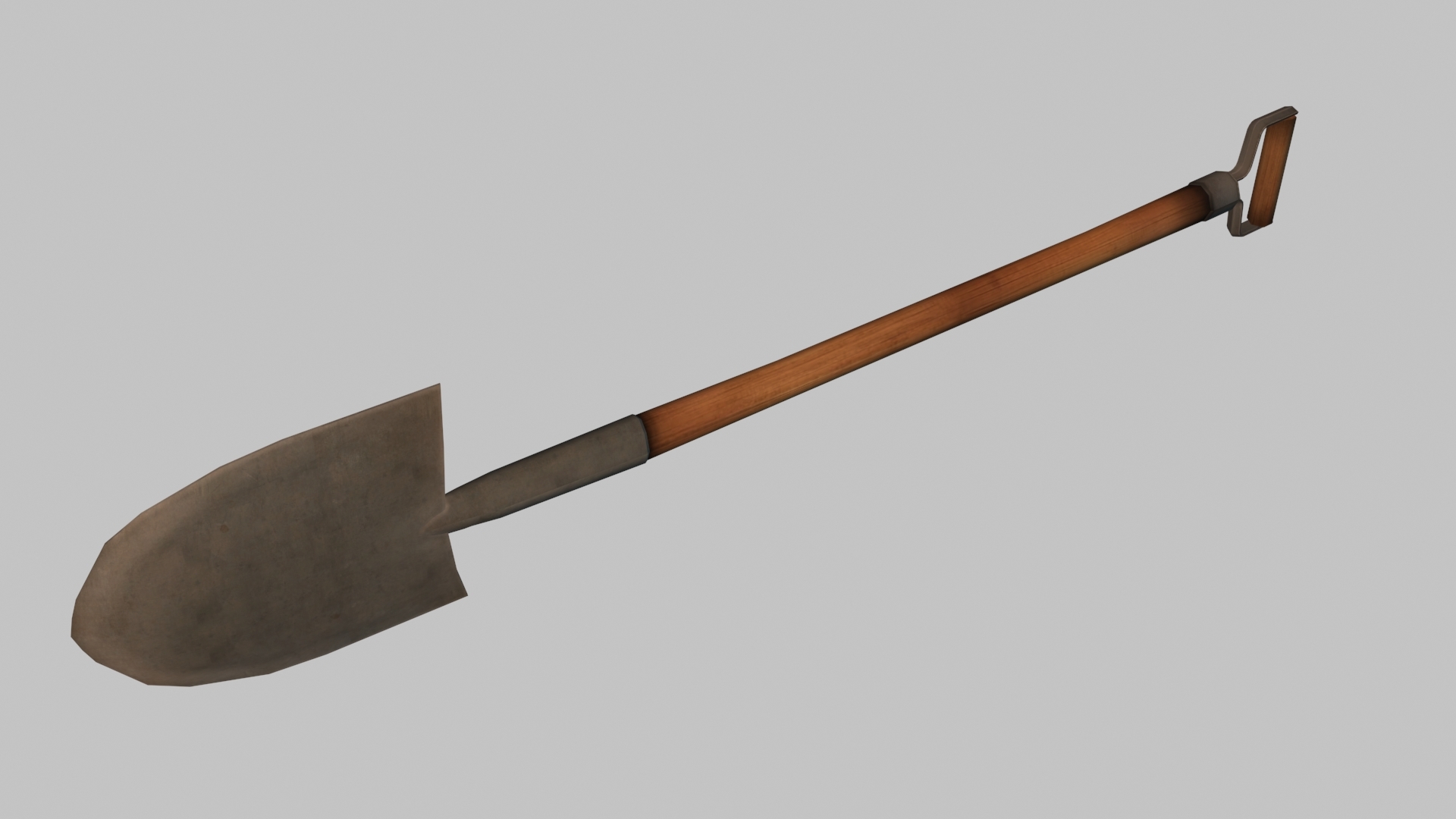 shovel tool weapon 3d model