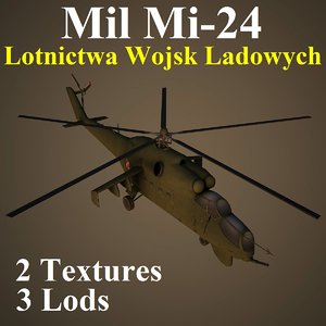 3d mil lwl helicopter