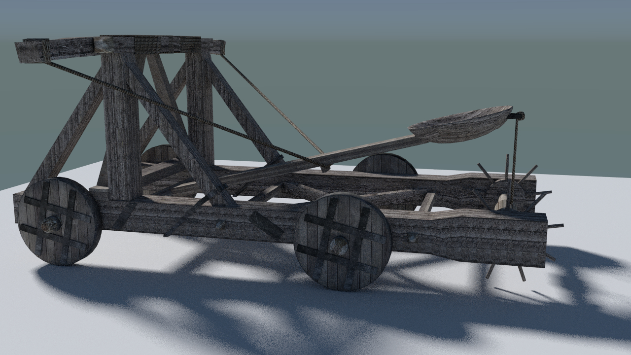 maya medieval catapult