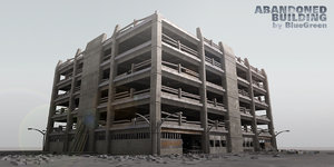 abandoned building 3d max