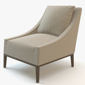 3d model b italia jean chair