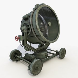 c4d military searchlight