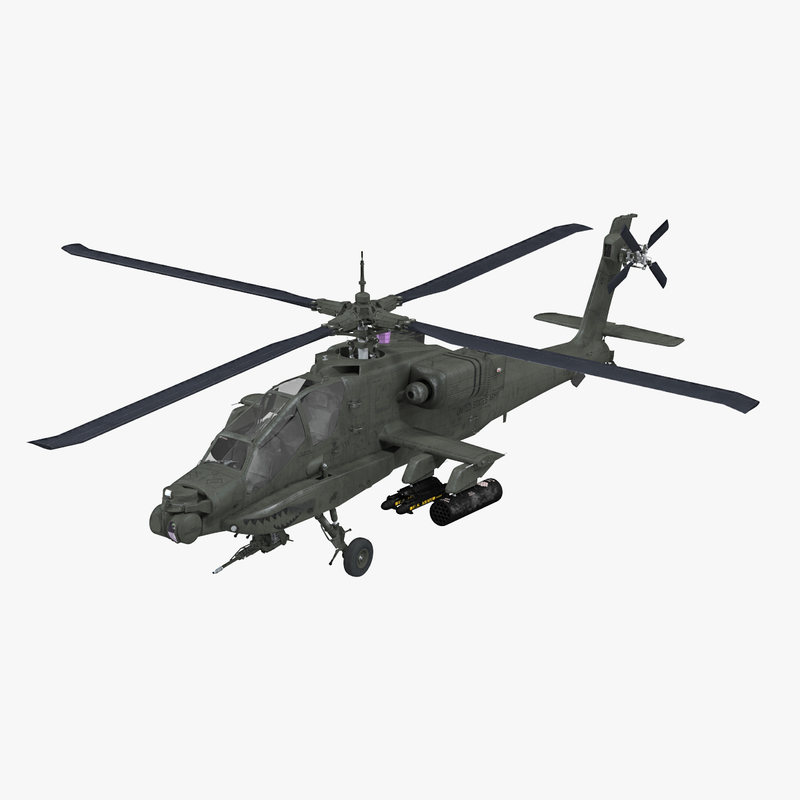 3d ah-64 apache