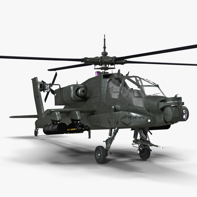 3d ah-64 apache