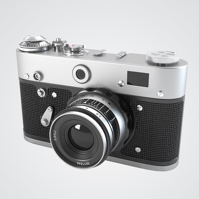 3d vintage camera model