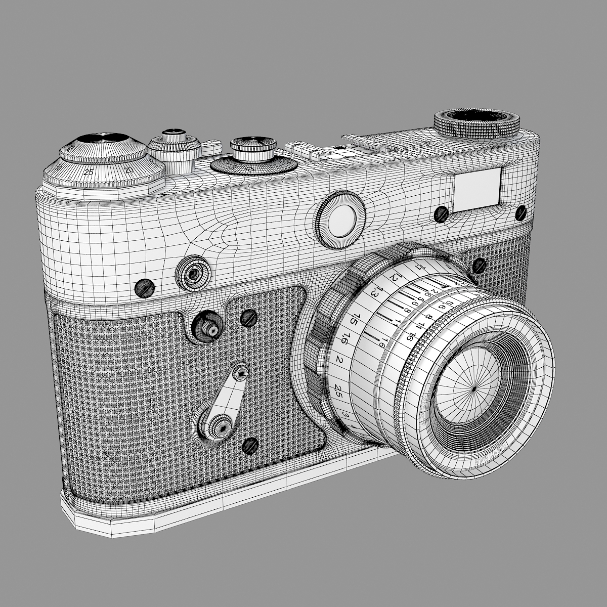 3d vintage camera model