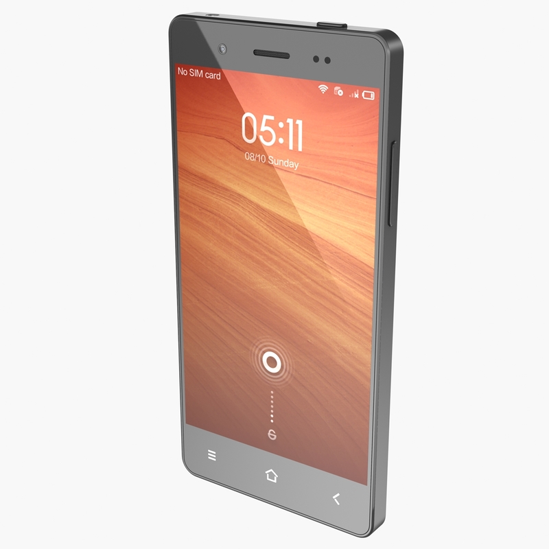 3d noname phone black model