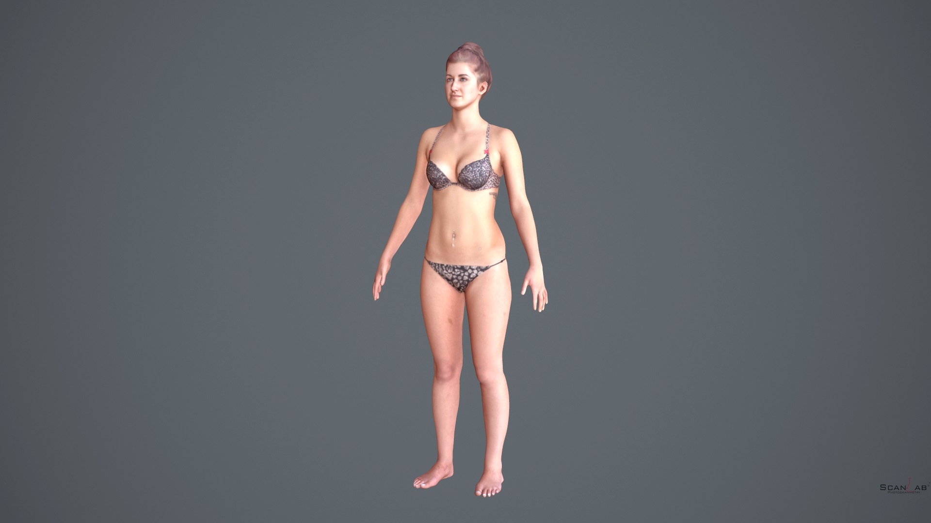 3d female body scan