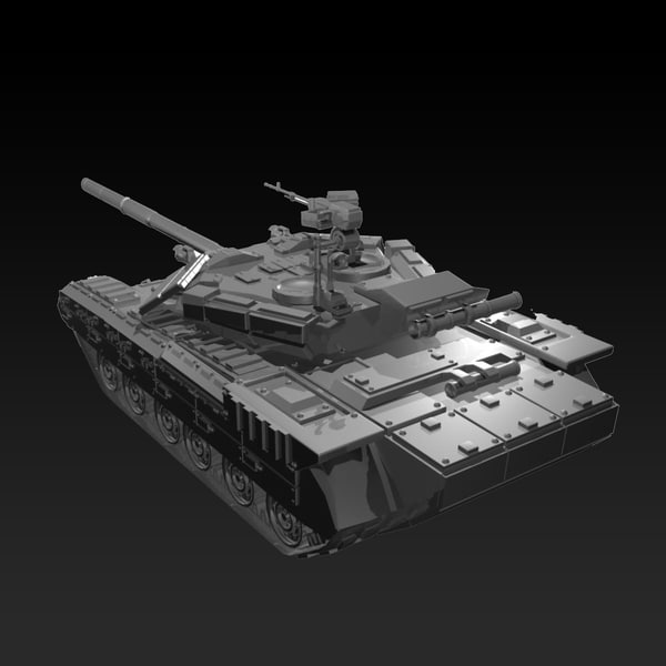 3d t-84 battle tank