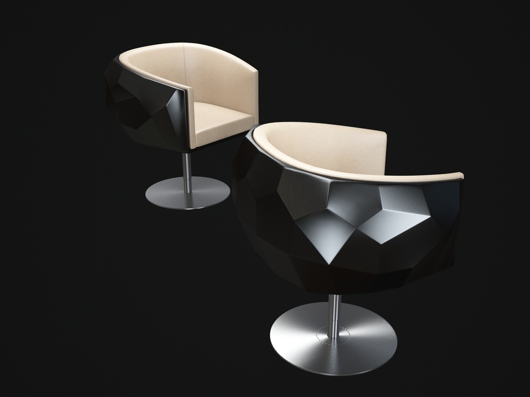 Fendi Casa Crystal Chair 3d Max