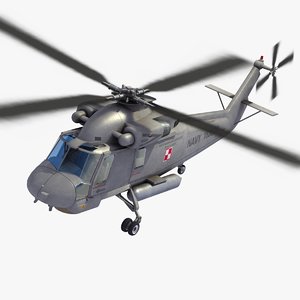 sh-2g seasprite helicopter obj