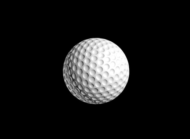 3d model golf ball