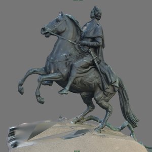 3d monument peter great