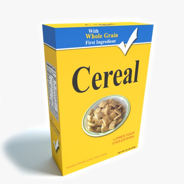cereal box