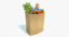 bag groceries 3d model