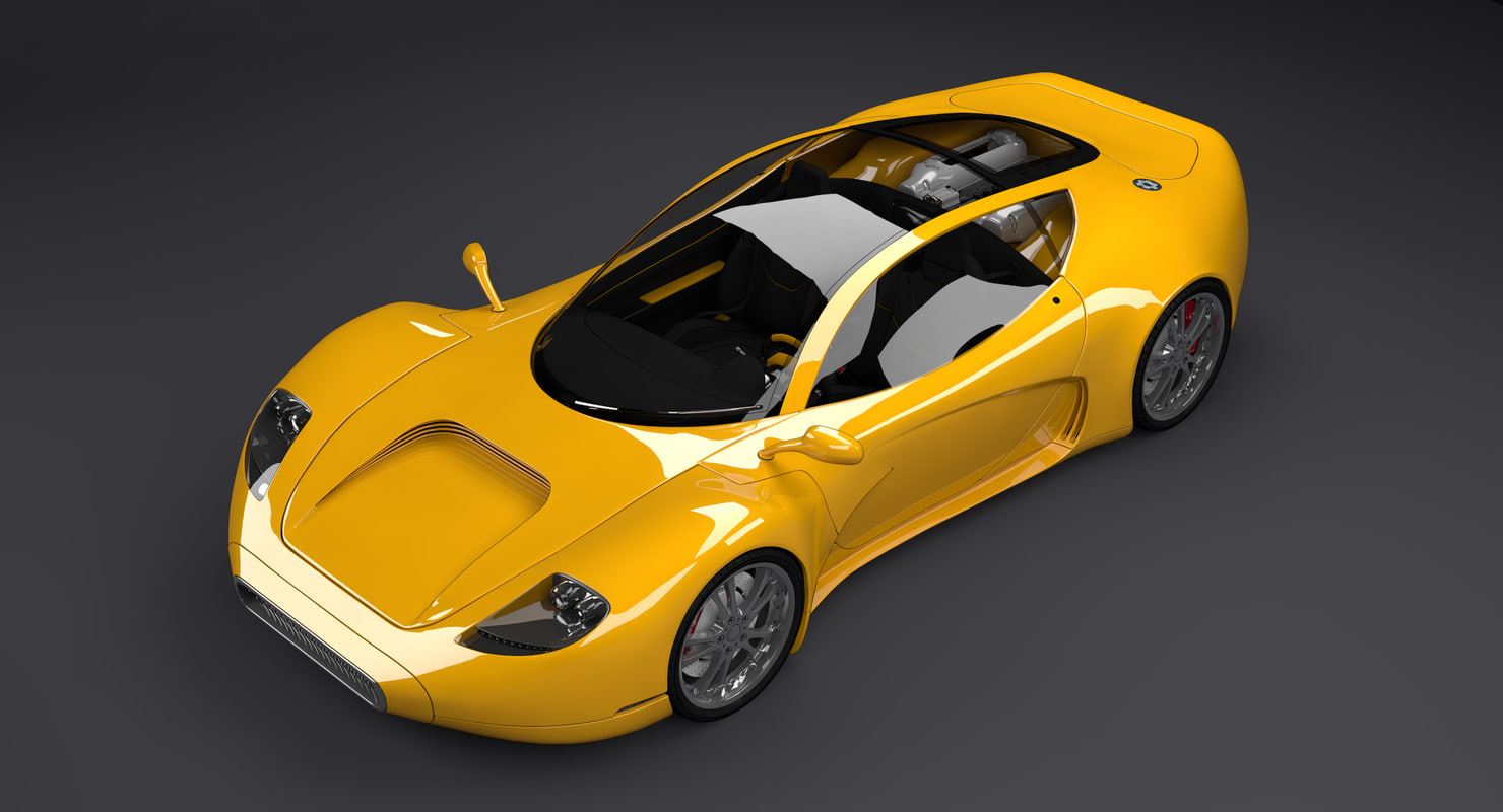 concept car 3d model