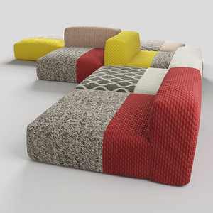 sofa rugs 3d model