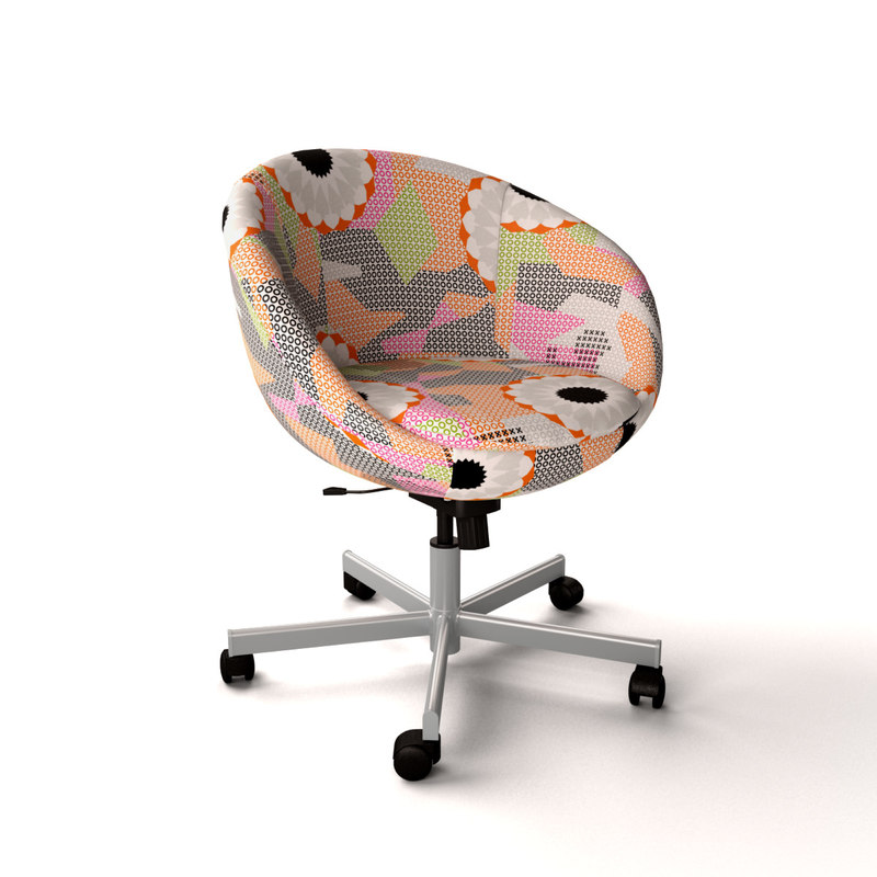 Ikea Skruvsta Swivel Chair 3d Model