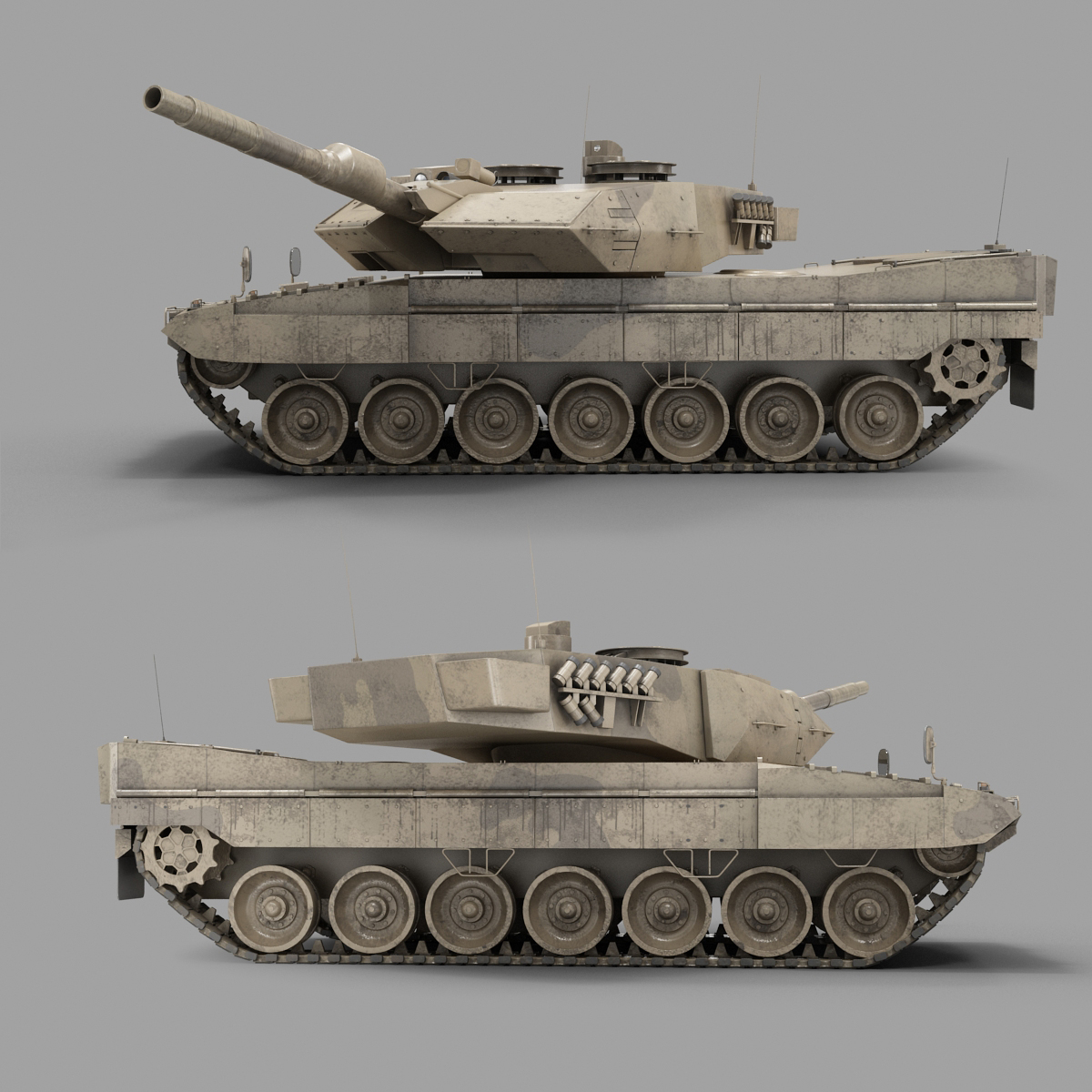 leopard 2 revolution 2a4 3d 3ds