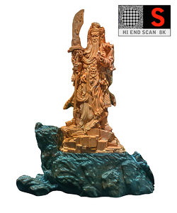 3dsmax sculpture chinese warrior