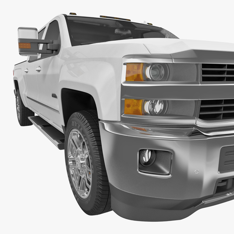 3d Model Of Chevrolet Silverado 3500hd 2015 4238