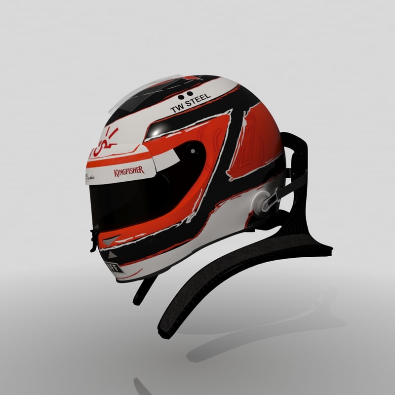 nico hulkenberg 2015 helmet 3d max