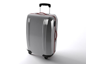 3d travel bag case model