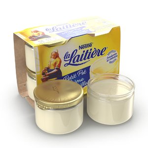 cream vanilla 3d model