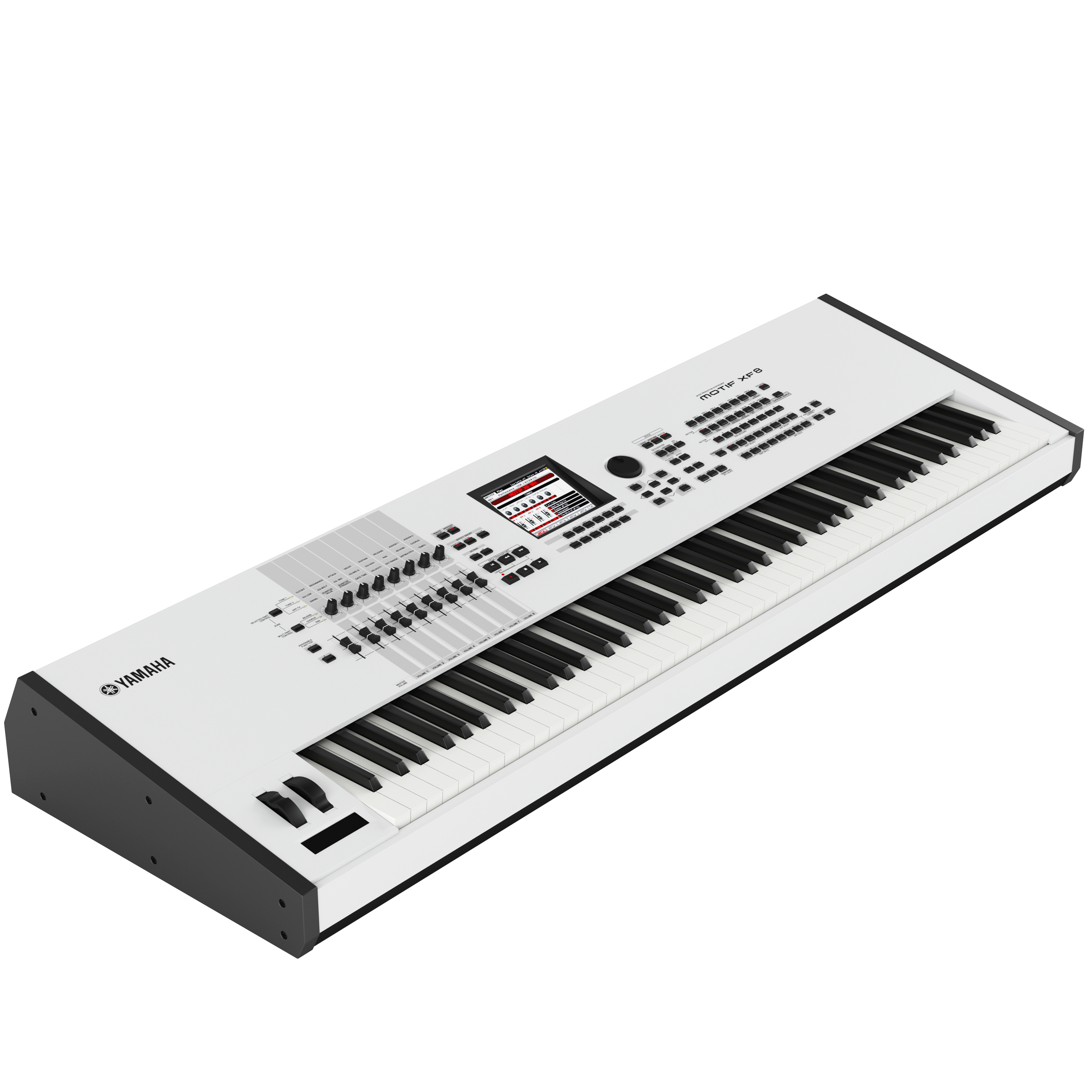 3d model of synthesizer yamaha motif xf8