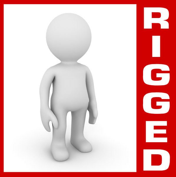 Rigged Stickman 3D Models for Download | TurboSquid