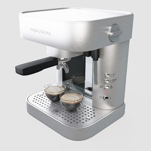 morphy richard coffee maker 3d model