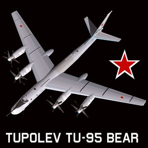 3d model tupolev bear