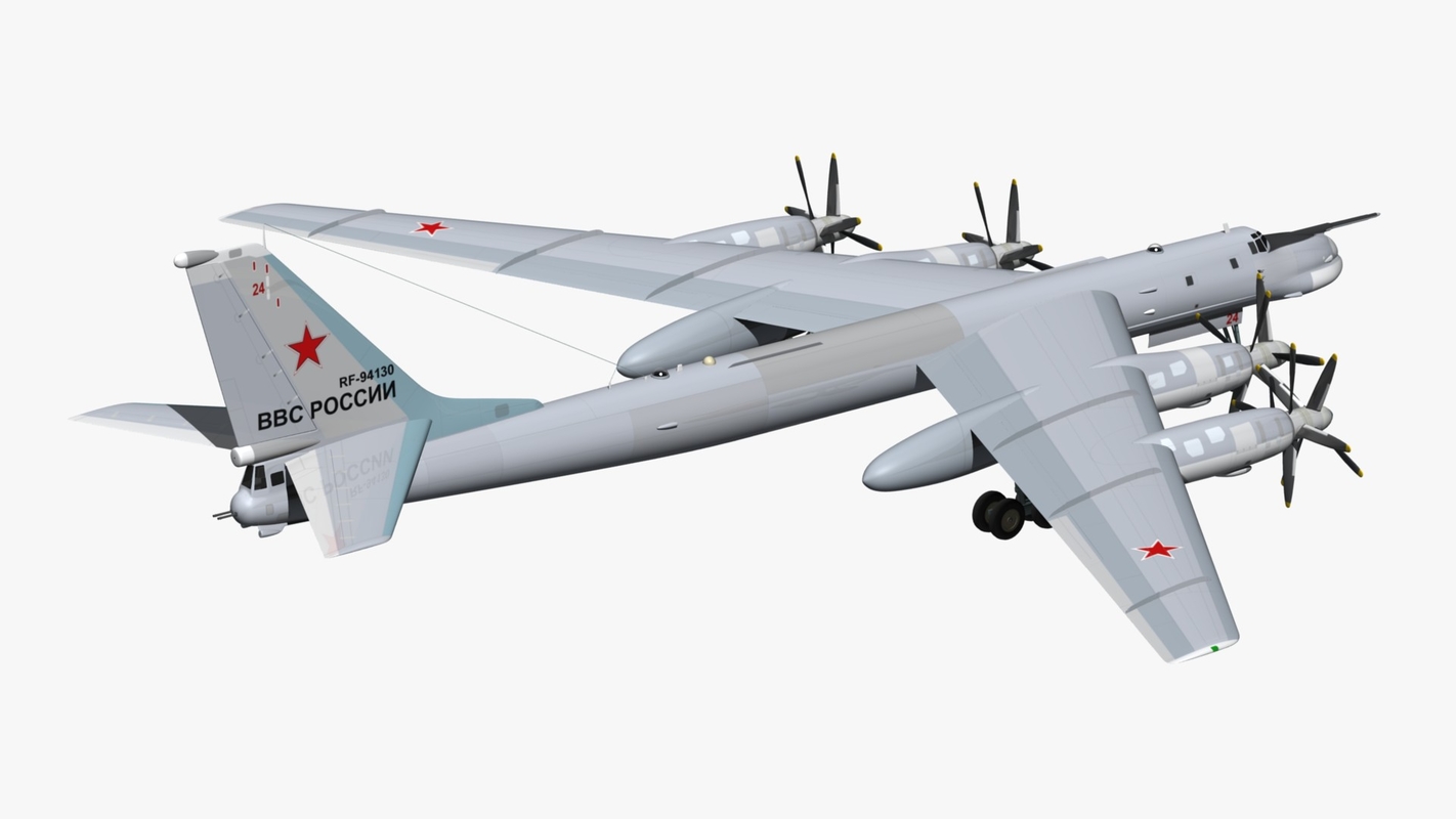 3d Model Tupolev Bear