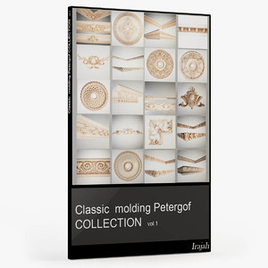 3d classic molding petergof collections