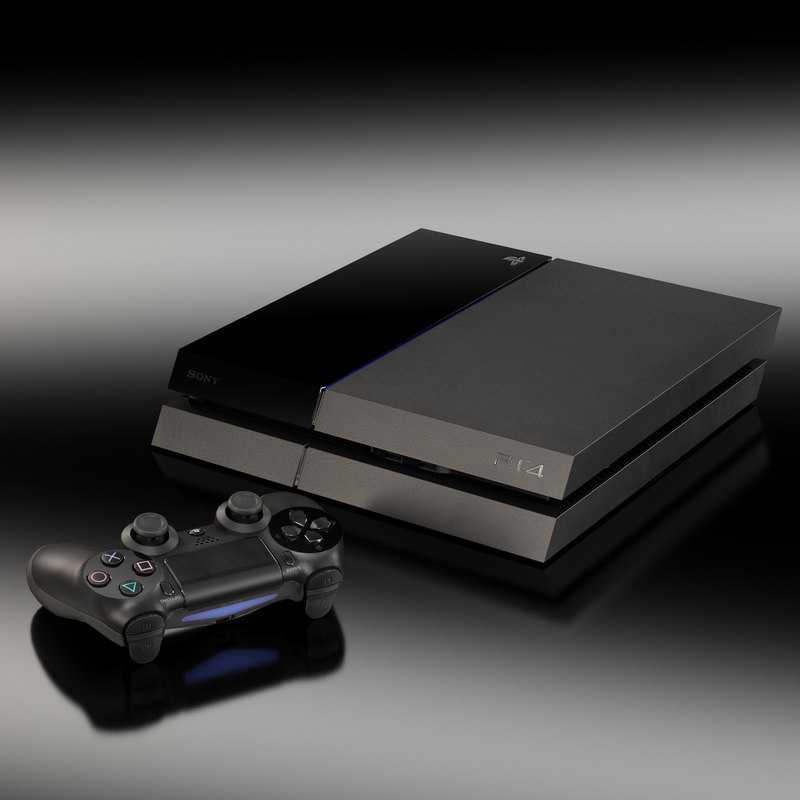 3d model sony playstation 4