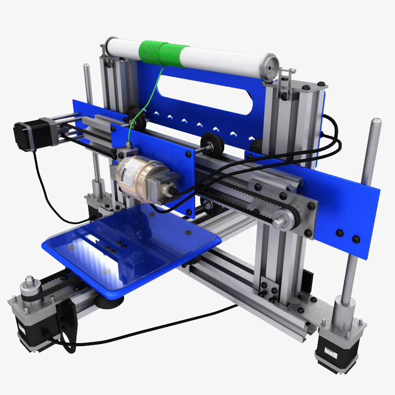 Printer Printing A 3d Model