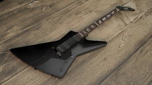 3d model metallica esp guitar