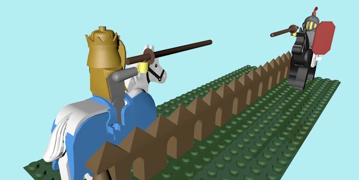 lego jousting set