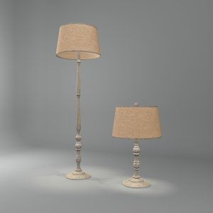 3ds max victorian modern lamp