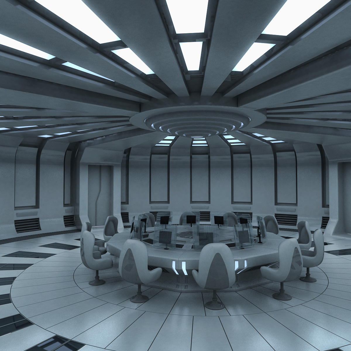 futuristic interior design