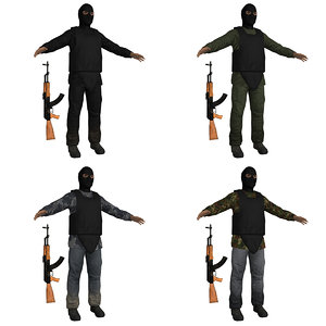 3d model terrorist s