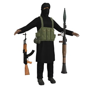 ultimate terrorist 3d model