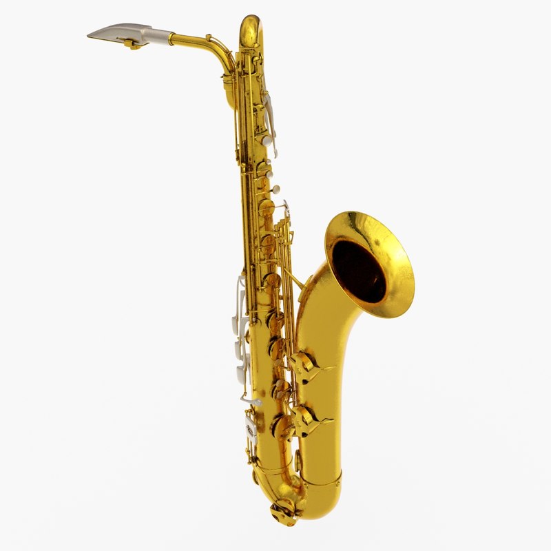 3ds max baritone saxophone