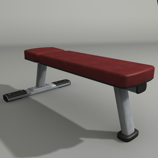 3ds max flat bench