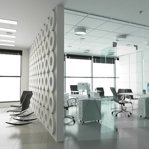 3d model interior office